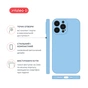 Чохол до мобільного телефона Intaleo SoftShell Apple iPhone 14 Pro Light Blue (1283126557750) - зменшене зображення 4