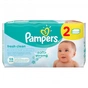 Дитячі вологі серветки Pampers Baby Fresh Clean Duo 2х64шт (4015400439202) - уменьшенное изображение 2