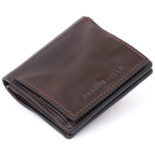 Портмоне Grande Pelle Шоколадне (11330) - зображення 2
