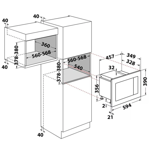 Мікрохвильова піч Whirlpool WMF200G - picture 8