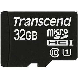 Карта пам'яті Transcend 32Gb microSDHC Class10 UHS-I (TS32GUSDCU1) зображення 1