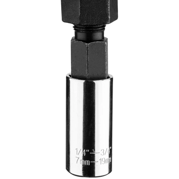 Торцева головка Graphite універсальна 7-19мм + подовжувач (55H224) - зображення 4