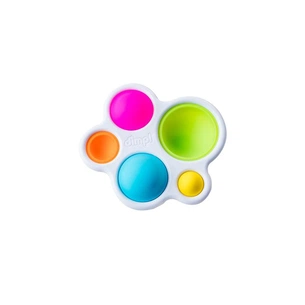 Брязкальце Fat Brain Toys прорізувач і тактильна іграшка Натисни кулю dimpl (F192ML) изображение 1
