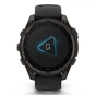 Смарт-годинник Garmin fenix 8 47mm,Saph Solar,CrbnGry Ti/Blk,Blk/PblGryBnd (010-02906-11) - зменшене зображення 2