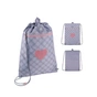 Сумка для взуття Kite Fluffy Heart Сіра (K24-601M-23) - зменшене зображення 1