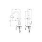 Змішувач Corso SERIO DC-5B146C (9626100) (DC-5B146C) - зменшене зображення 4