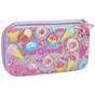 Пенал Cool For School з тисненням 1 відділення Пурпурний (QT-5781-Blue) - зменшене зображення 1