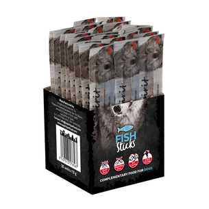 Ласощі для собак Alpha Spirit DOG Sticks Fish напіввологі з риби, палички 300 г (8437013576567) зображення 1