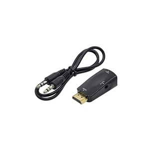 Перехідник ST-Lab HDMI male (PC/laptop) - VGA F(Monitor) (U-991 black) зображення 1
