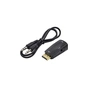 Перехідник ST-Lab HDMI male (PC/laptop) - VGA F(Monitor) (U-991 black) - зменшене зображення 1