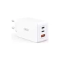 Зарядний пристрій XO CE13 PD65W GaN (2Type-C/1USB) White (XO-CE13-WH) - зменшене зображення 1