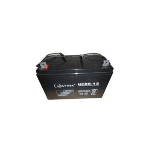 Батарея до ДБЖ Matrix 12V 80AH (NP80-12) зображення 1