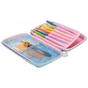 Пенал Cool For School з віконцем 1 відділення з органайзером блакитний (QT-5750-Blue) - зменшене зображення 2