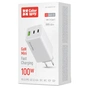 Зарядний пристрій ColorWay C101B GaN Mini 100W PD PPS 2xUSB-C + USB-A white (CW-CHS061PD-WT) - уменьшенное изображение 6