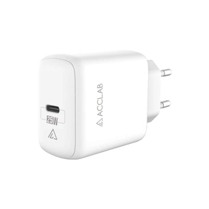 Зарядний пристрій ACCLAB AL-TC125 1хType-C 5В/3A/25W QC/PD3.0 (1283126538841) зображення 1