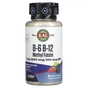 Вітамін KAL Вітаміни B6+B12 та метилфолат, смак ягід, B-6 B-12 Methyl Folate, 60 ми (CAL-29151) - зменшене зображення 1