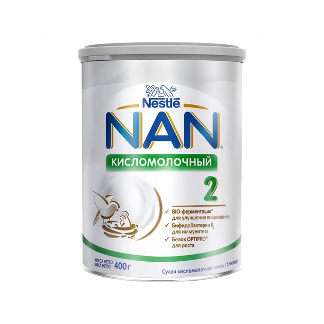 Дитяча суміш Nestle NAN 2 Кисломолочний з 6 міс. 400 г (7613031583348) - изображение 1