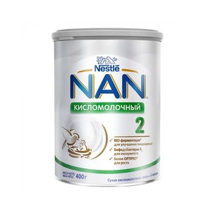 Дитяча суміш Nestle NAN 2 Кисломолочний з 6 міс. 400 г (7613031583348) зображення 1