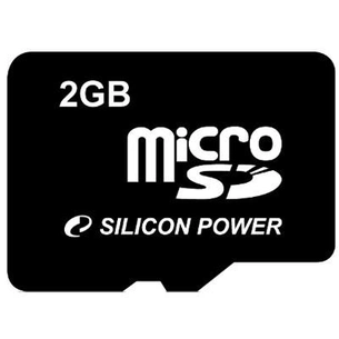 Карта пам'яті Silicon Power 2Gb microSD (SP002GBSDT000V10) зображення 1