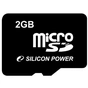 Карта пам'яті Silicon Power 2Gb microSD (SP002GBSDT000V10) - зменшене зображення 1