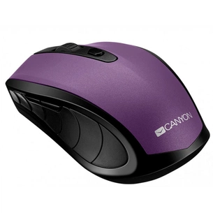 Мишка Canyon CNS-CMSW08V Wireless Black/Purple зображення 1