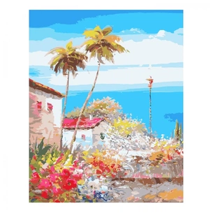 Картина по номерам Strateg Сонячне узбережжя VA-0234 40х50 см (4823113803698) зображення 1