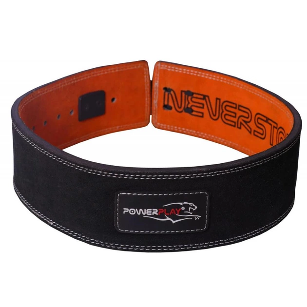 Атлетичний пояс PowerPlay 5175 Black/Orange L (PP_5175_L_Black) - изображение 1
