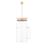 Френч-прес Ardesto Midori, 800мл, боросилікатне скло, бамбук, прозорий (AR1009WL) - зменшене зображення 6