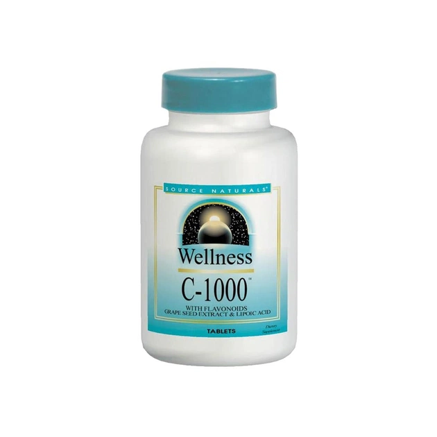 Вітамін Source Naturals Вітамін С-1000, Wellness, 100 таблеток (SN1032) - зображення 1