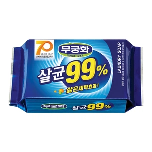 Мило для прання Mukunghwa 99% Sterilization Laundry Soap 99% антибактеріальне 230 г (8801173400350) зображення 1