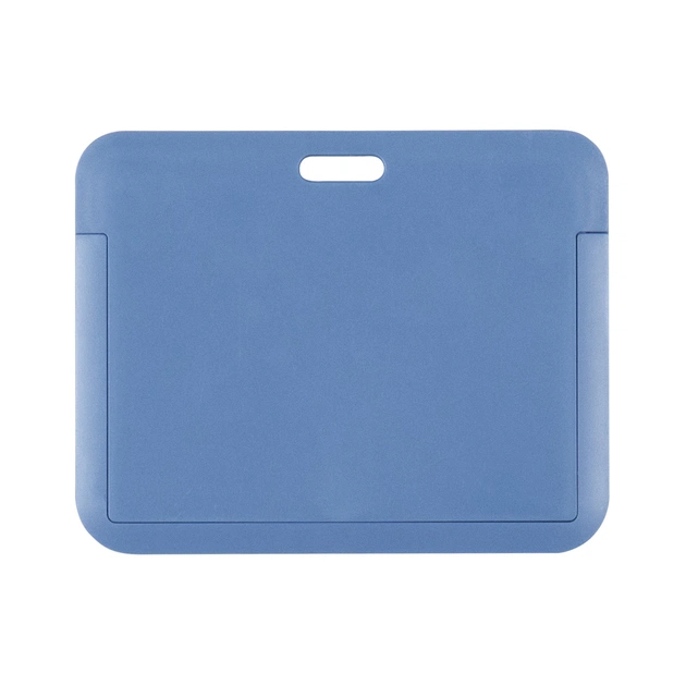 Бейдж Axent слайдер горизонтальний, 85х54мм , димчастий синій (4500H-02-A) - picture 2