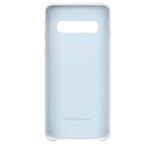 Чохол-накладка Samsung Silicone Cover для Samsung Galaxy S10 SM-G973 White (EF-PG973TWEGRU) зображення 1