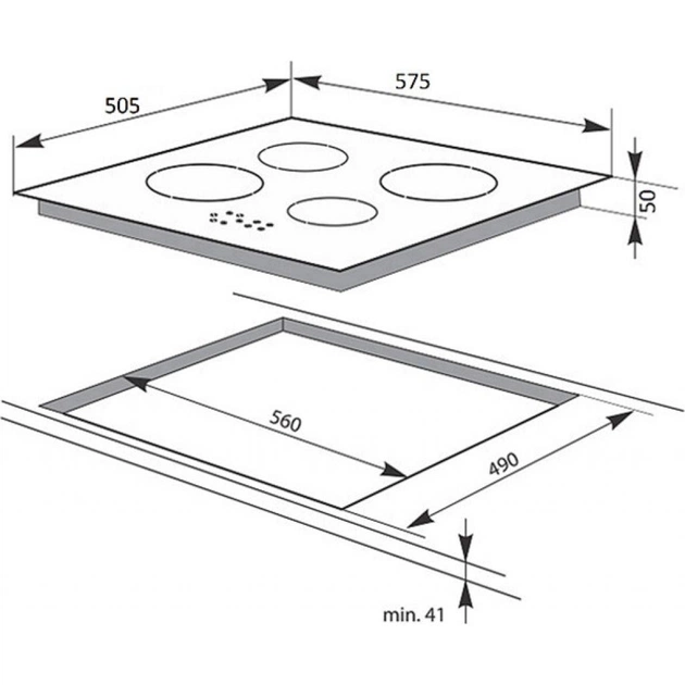 Варочна поверхня Hansa BHCI96306 - picture 2