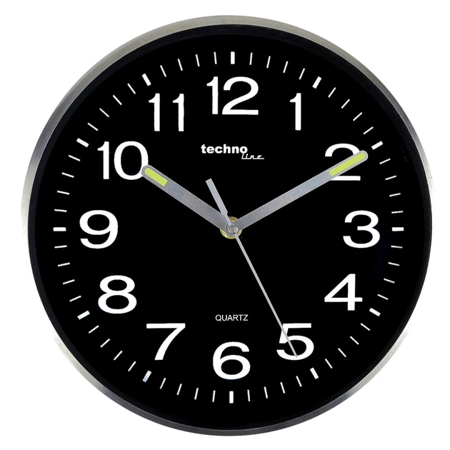 Настінний годинник Technoline WT7620 Black/Silver (DAS301804) - зображення 1