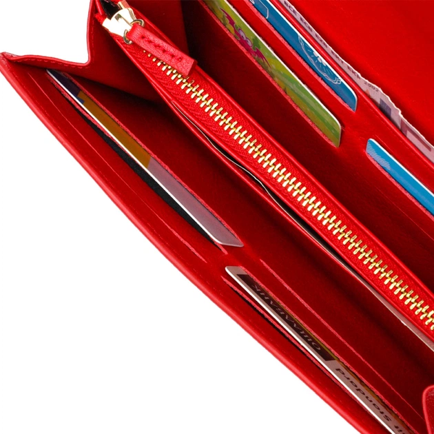 Портмоне Tony Bellucci Из натуральной кожи Красное (21977) - изображение 7