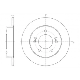 Гальмівний диск REMSA 61432.00 зображення 1
