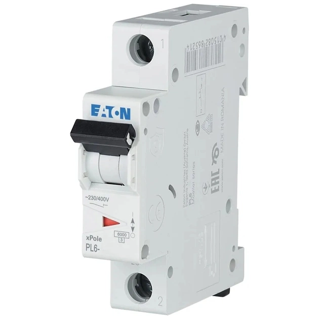 Автоматический выключатель Eaton 1-п. М1 С 10А PL6 6кА - изображение 1