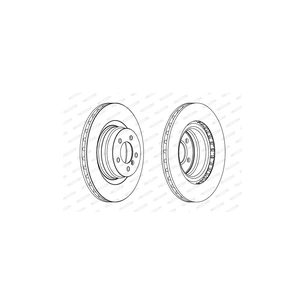 Гальмівний диск FERODO DDF1435C-1 зображення 1