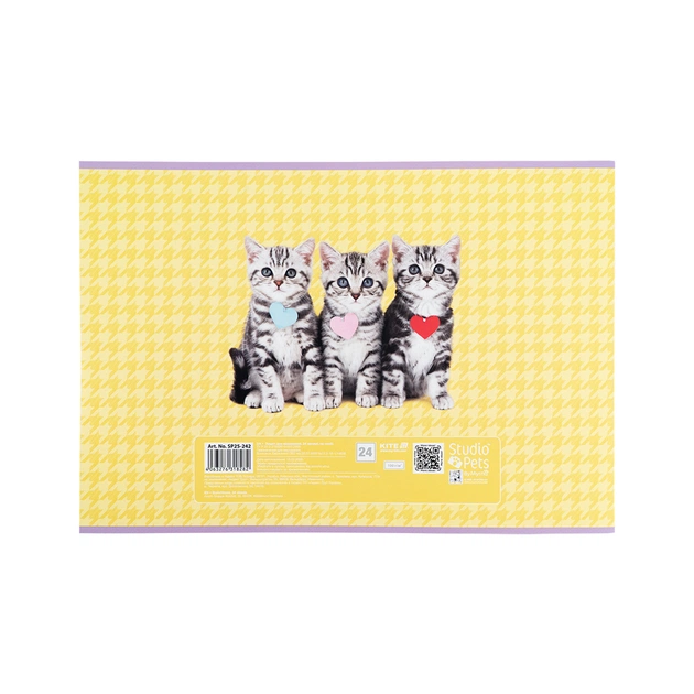 Альбом для малювання Kite Studio Pets, 24 аркуша (SP25-242) - зображення 6