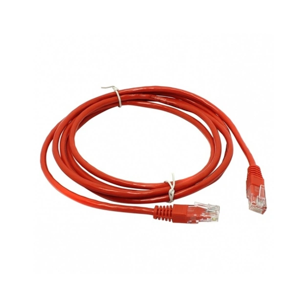 Патч-корд 1м, UTP, cat.5e, CU, 24AWG, red Kingda (KD-PAUT3100RD) - изображение 1