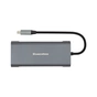 Концентратор PowerPlant USB-C to 2xUSB 3.0, 1xUSB 2.0, 1xType-C (PD), HDMI, SD, RJ45 (CA913497) - зменшене зображення 1