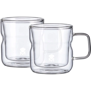 Набір чашок MasterPro Mixology з подвійними стінками 140 мл, 2 шт (BGMP-20208) зображення 1