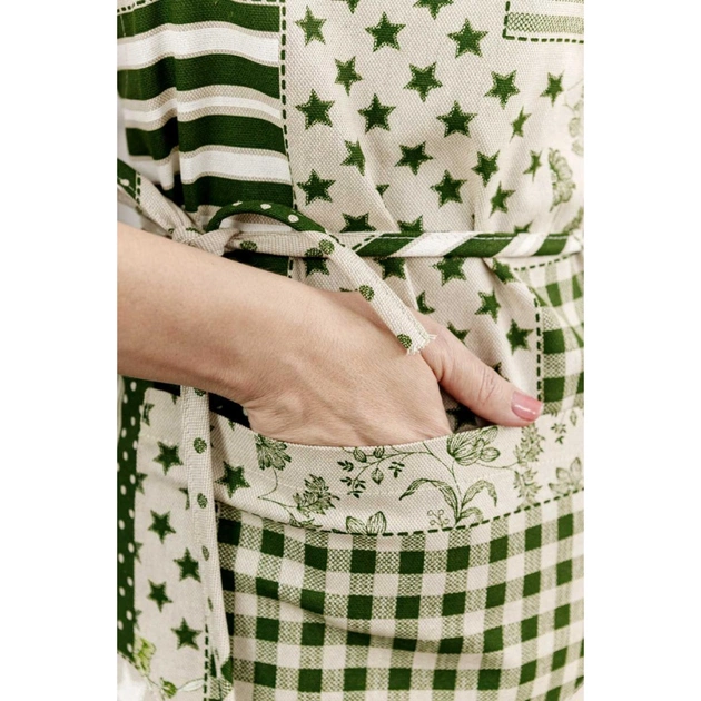 Фартух Прованс Печворк зелений (031642) - picture 6