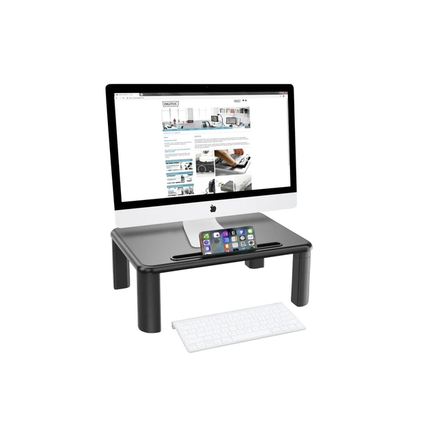 Підставка до монітора Digitus Ergonomic Monitor Riser, black (DA-90458) - picture 4