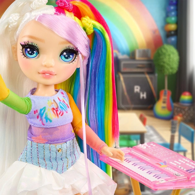 Лялька Rainbow High Junior High Rockband Амая (565772) - picture 9