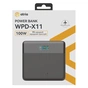 Батарея універсальна Atria 20000mAh, 100W, PD/2.0, LED-TFT дисплей (WPD-X11) - зменшене зображення 8