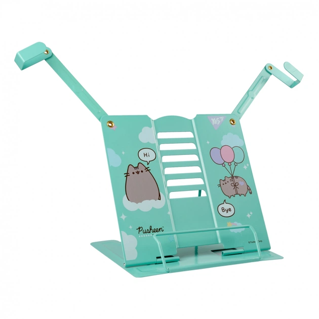 Підставка для книг Yes з додатковими фіксаторами Yes Pusheen метал (470517) - picture 3