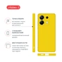 Чехол для мобильного телефона Intaleo Silicone Poco X6 Yellow (1283126600449) - уменьшенное изображение 4