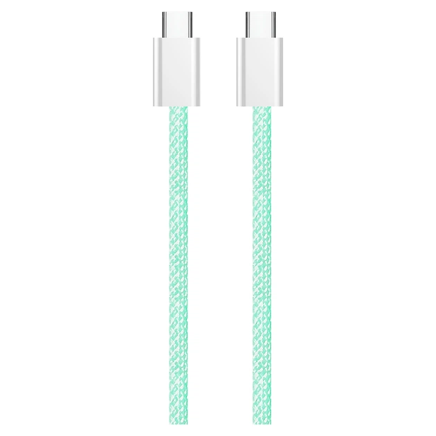 Дата кабель USB-C to USB-C 1.0m 60W 3.0А green ColorWay (CW-CBPDCC061-G) - picture 7