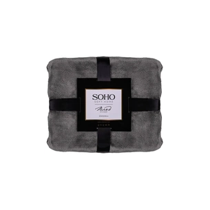 Плед Soho флісовий 200x230 см Pattern Сірий (1011К) зображення 1